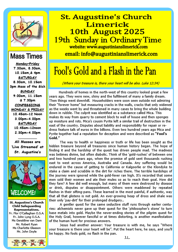 08 10 2025 bulletin augustinians limerick thumbnail