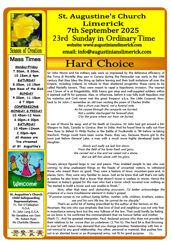 09 07 2025 bulletin augustinians limerick thumbnail