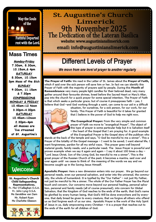 11 09 2025 bulletin augustinians limerick thumbnail