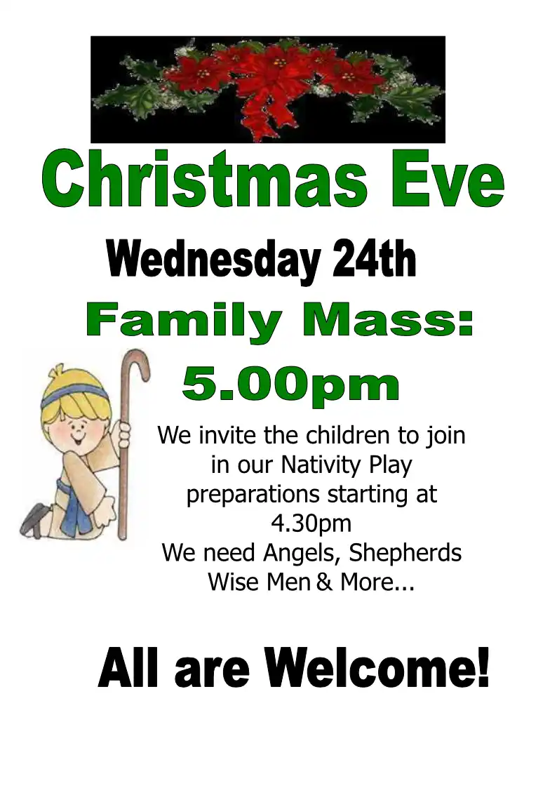 Christmas Family Mass Poster