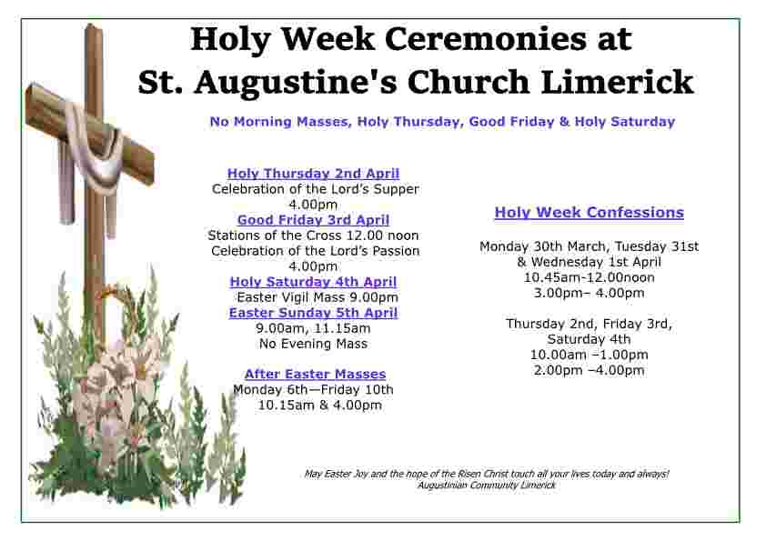 Easter Ceremonies 2026 Cover